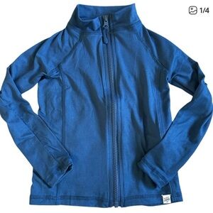 Beach Bros Boy’s Steel Blue Long Sleeve zip up sun protection, fast drying